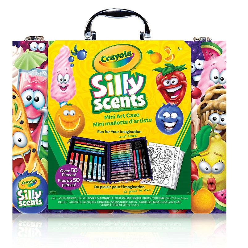 Crayola Scented Mini Inspiration Art Case, Scents, Markers, Colouring Book, Gift for Boys and Girls, Kids, Ages 3+, Back to school, School supplies, Arts and Crafts, Travel, Gifting