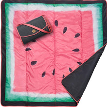 Load image into Gallery viewer, Roll over image to zoom in      JJ Cole - All-Purpose Outdoor Baby Blanket, Lightweight and water-resistant, Watermelon, 5&#39; X 5&#39;
