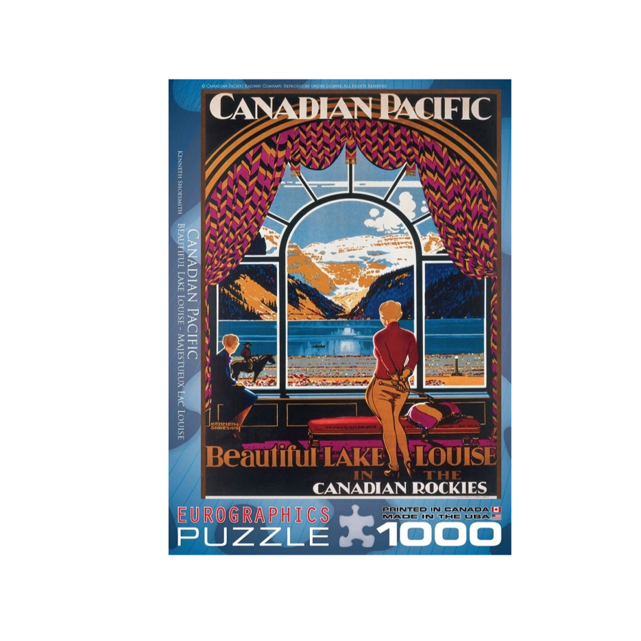 Eurographics 6000-0323 CP Rail Beautiful Lake Louise 1000-Piece Puzzle